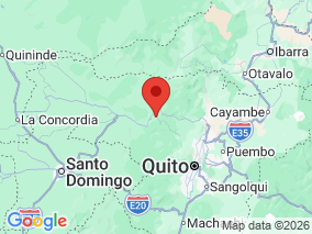 Map of Site Report: Refugio Paz de las Aves, Ecuador